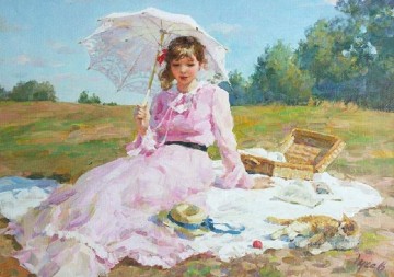 Beautiful Girl VG 32 Impressionist Oil Paintings